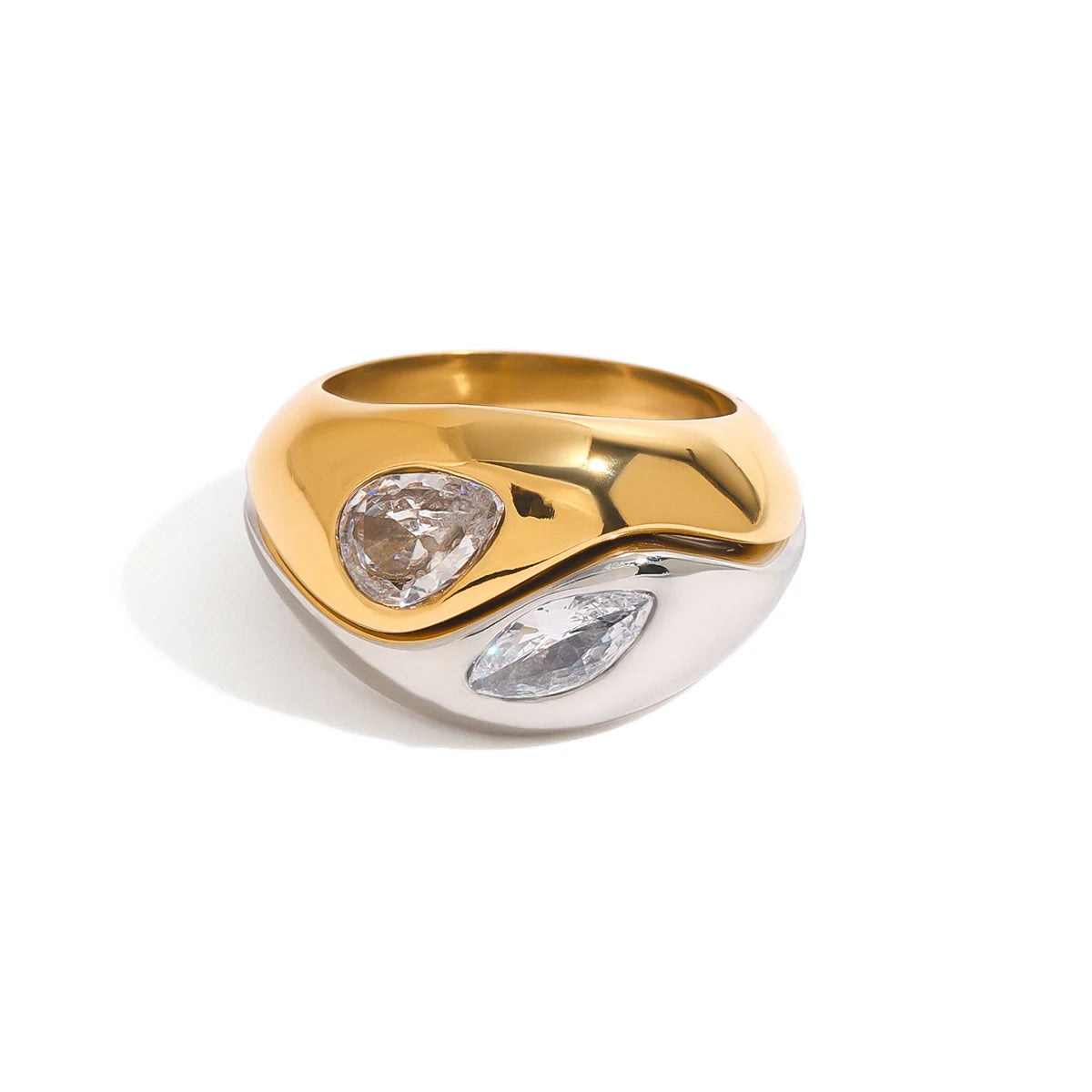 Double Halo Luxe Ring
