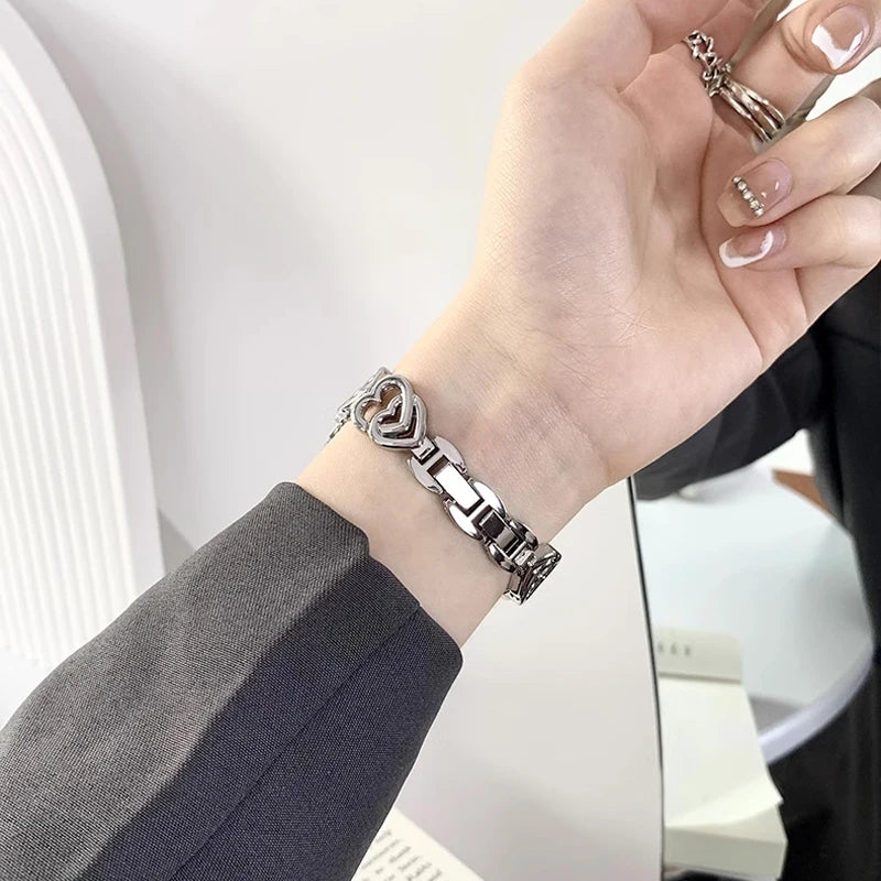 Amoura Diamond Heart Band