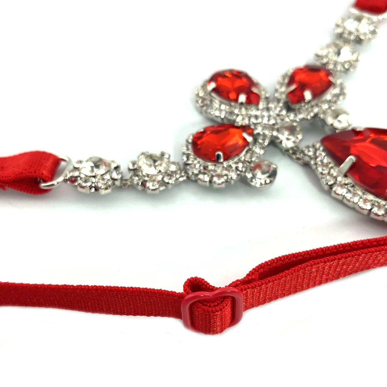 Crimson Bloom Body Chain