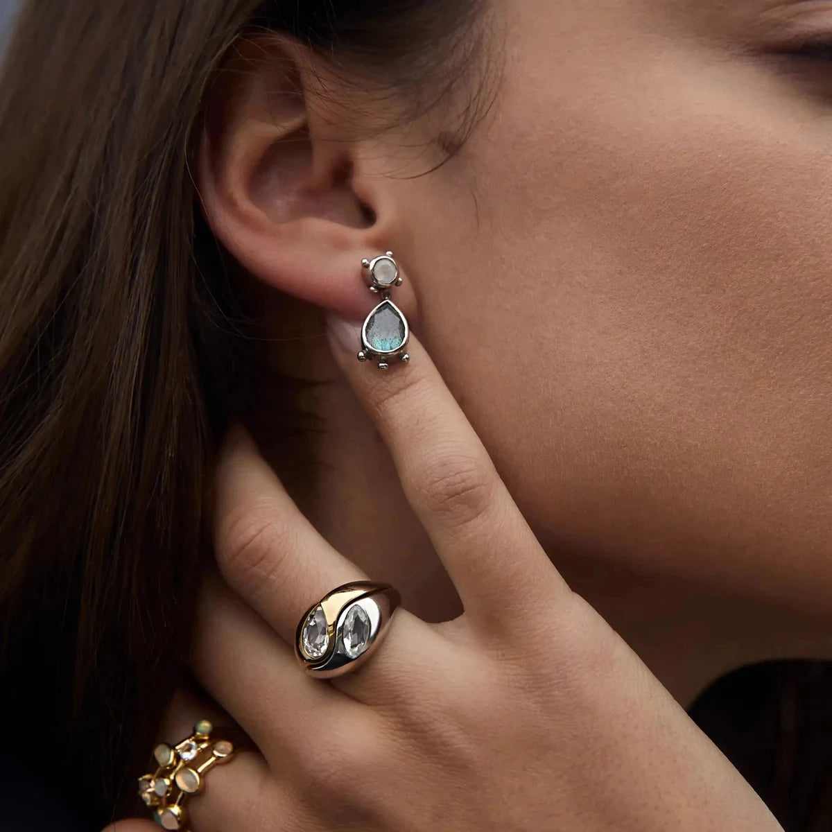 Double Halo Luxe Ring