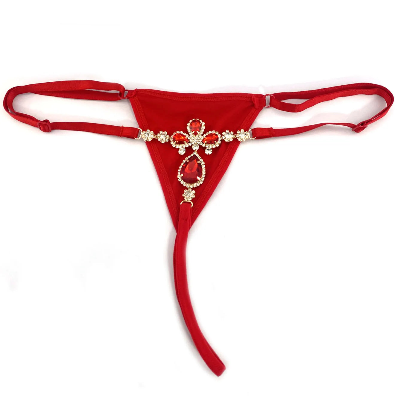 Crimson Bloom Body Chain